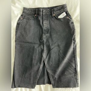 Denim Skirt with Tags